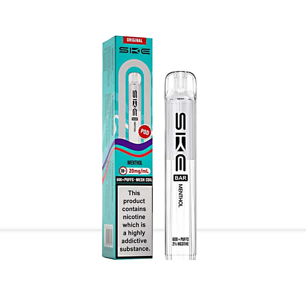 SKE Crystal Bar Menthol Prefilled Pods - SKE Crystal Bar Menthol Prefilled Pods