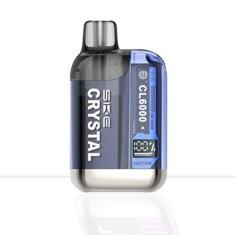 SKE Crystal CL6000 Big Puff Pod Vape Kit | Free Shipping - Blue Razz Lemonade-Lemon Lime-Cherry Ice-Pink Lemonade-Watermelon Ice
