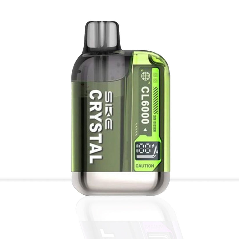 SKE Crystal CL6000 Big Puff Pod Vape Kit | Free Shipping - Blue Razz Lemonade-Lemon Lime-Cherry Ice-Pink Lemonade-Watermelon Ice