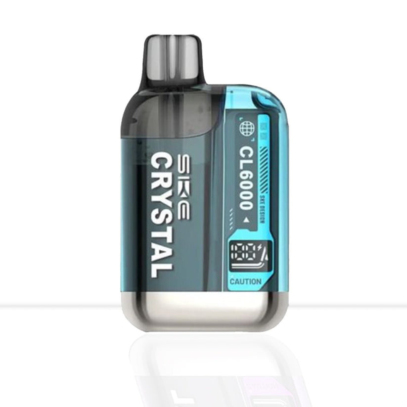 SKE Crystal CL6000 Big Puff Pod Vape Kit | Free Shipping - Blue Razz Lemonade-Lemon Lime-Cherry Ice-Pink Lemonade-Watermelon Ice