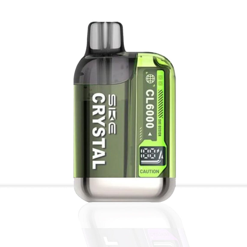 SKE Crystal CL6000 Big Puff Pod Vape Kit | Free Shipping - Blue Razz Lemonade-Lemon Lime-Cherry Ice-Pink Lemonade-Watermelon Ice