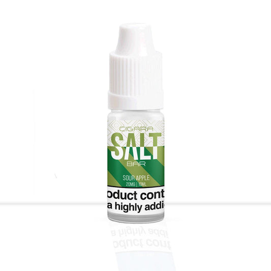 Buy Sour Apple Nic Salt E-Liquid Cigara Salt Bar | Free Shipping - 10ml | 5mg