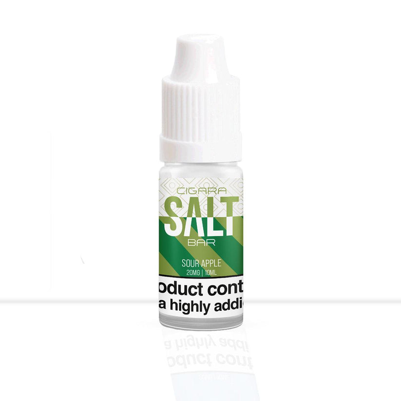 Buy Sour Apple Nic Salt E-Liquid Cigara Salt Bar | Free Shipping - 10ml | 5mg-10ml | 10mg-10ml | 20mg