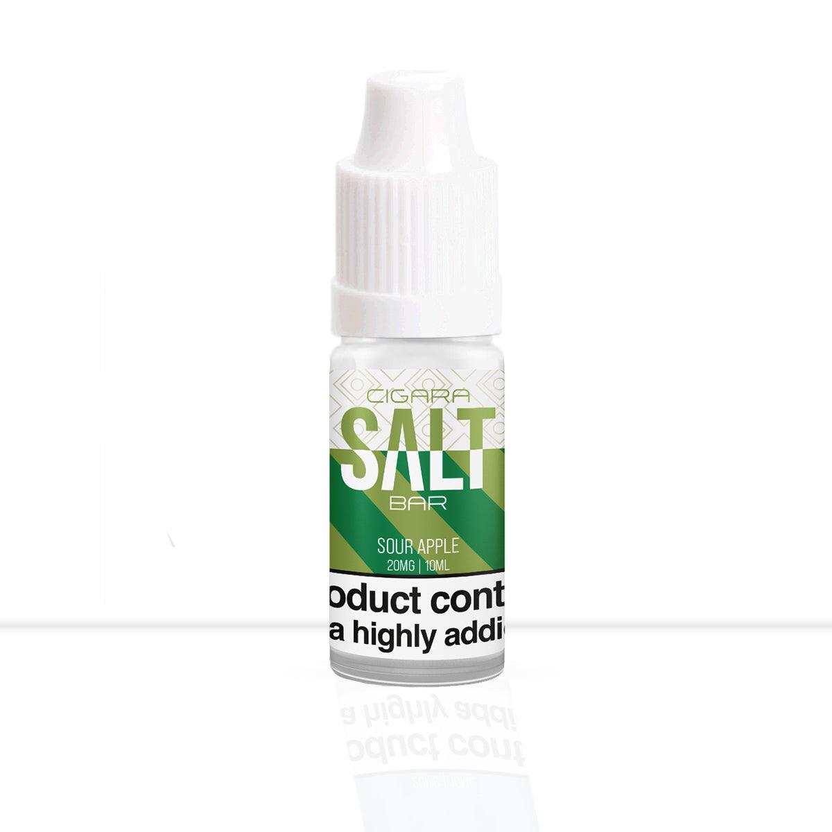 Sour Apple Nic Salt E-Liquid Cigara Salt Bar - E Liquid