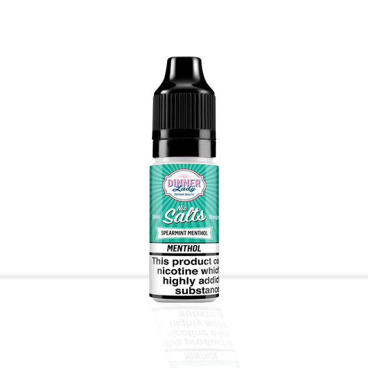 Buy Spearmint Menthol Nic Salt E-Liquid Dinner Lady | Free Shipping - 10mg | 10ml
