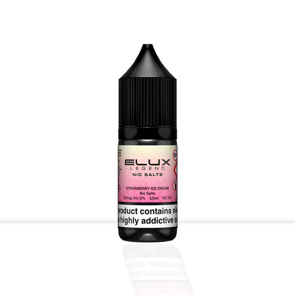 Buy Strawberry Ice Cream Nic Salt E-Liquid Elux Legend