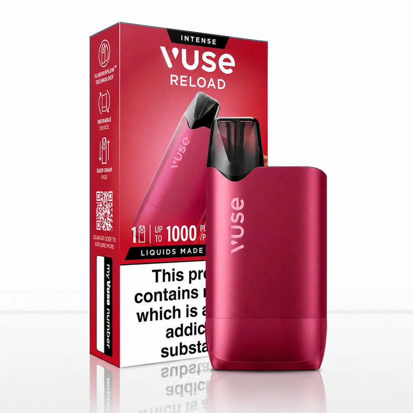 Vuse Go Reload 1000 Pod Kit | USB-C Fast Charge | Next Day UK - Mint Ice-Blueberry Ice-Strawberry Ice-Watermelon Ice-Lemon Lime