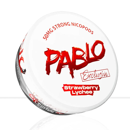 Strawberry Lychee Pablo Exclusive Nicotine Pouches | Free Shipping - 50mg