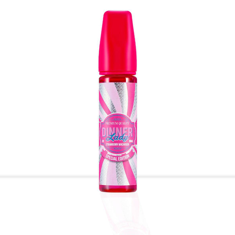 Buy Strawberry Macaroon Shortfill E-Liquid Dinner Lady | Free Shipping - 50ml | 0mg