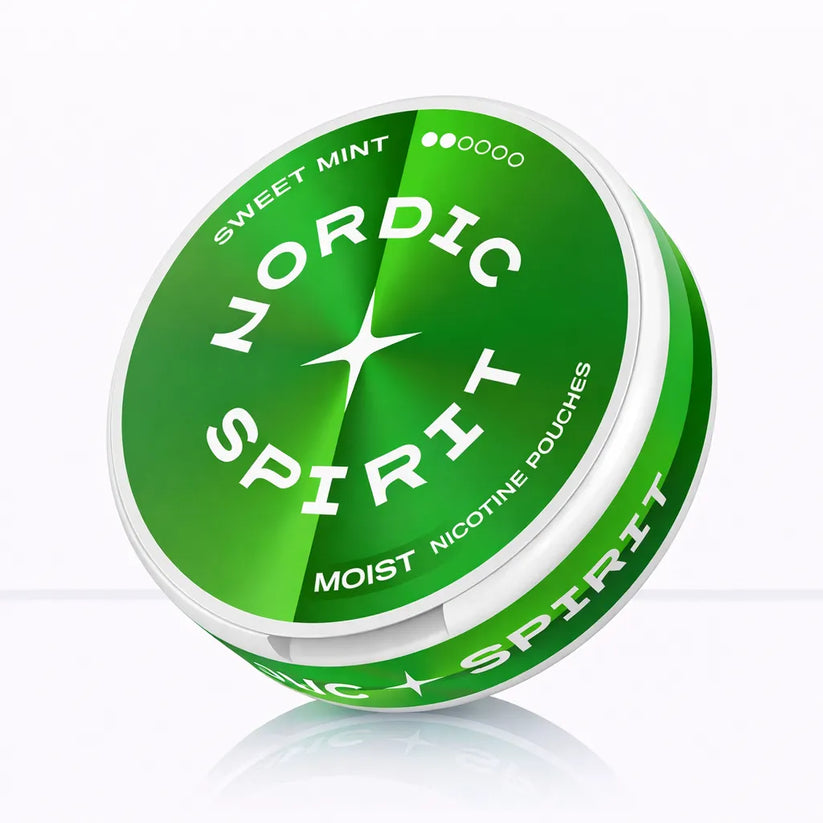 Sweet Mint Nordic Spirit Nicotine Pouches | 6-12mg | Free Shipping - Regular 6mg-Strong 9mg-Extra Strong 11mg