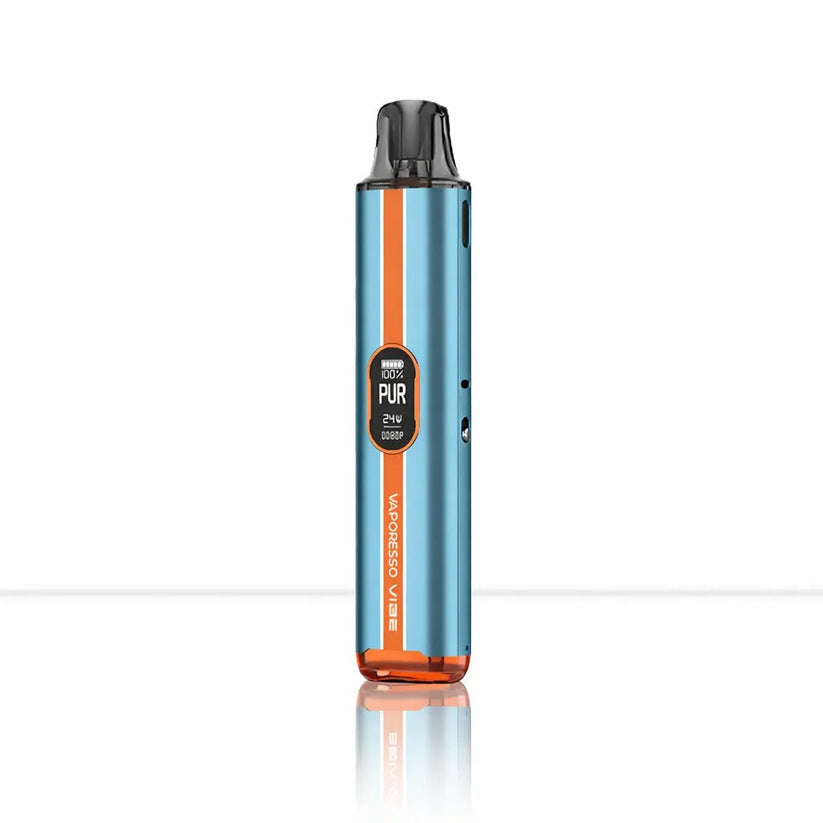 Vaporesso Vibe Pod Vape Kit | Pocket Friendly RTDL | Free Shipping - Turbo Blue-Cherry Pink-Silver-Fresh Green-Black