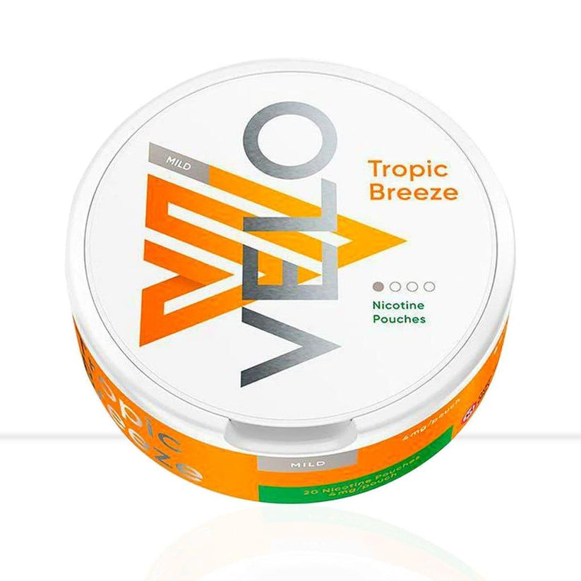 Tropic Breeze VELO Nicotine Pouches | Tropical Fruit Flavour - 4mg-11mg