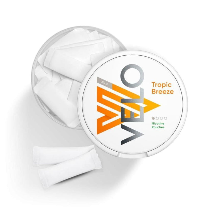 Tropic Breeze VELO Nicotine Pouches | Tropical Fruit Flavour - 4mg-11mg