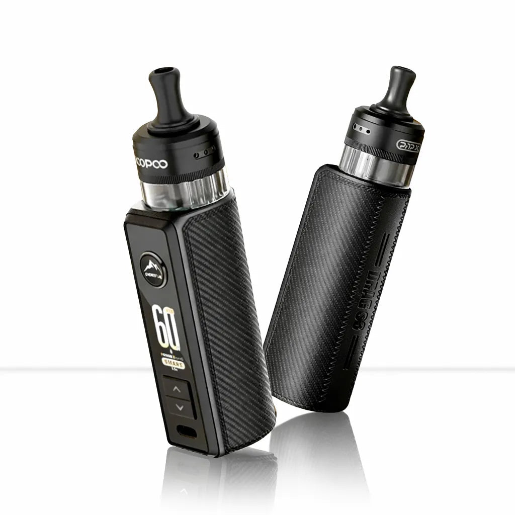 Voopoo Drag S3 Pod Vape Kit - Spray Black-Blue-Metal Gray