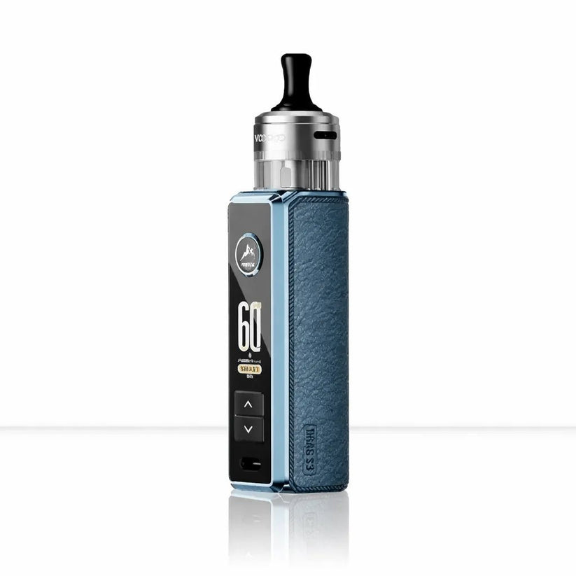 Voopoo Drag S3 Vape Kit | 3000mAh 60W PnP X Pod Mod  - Spray Black-Blue-Metal Gray