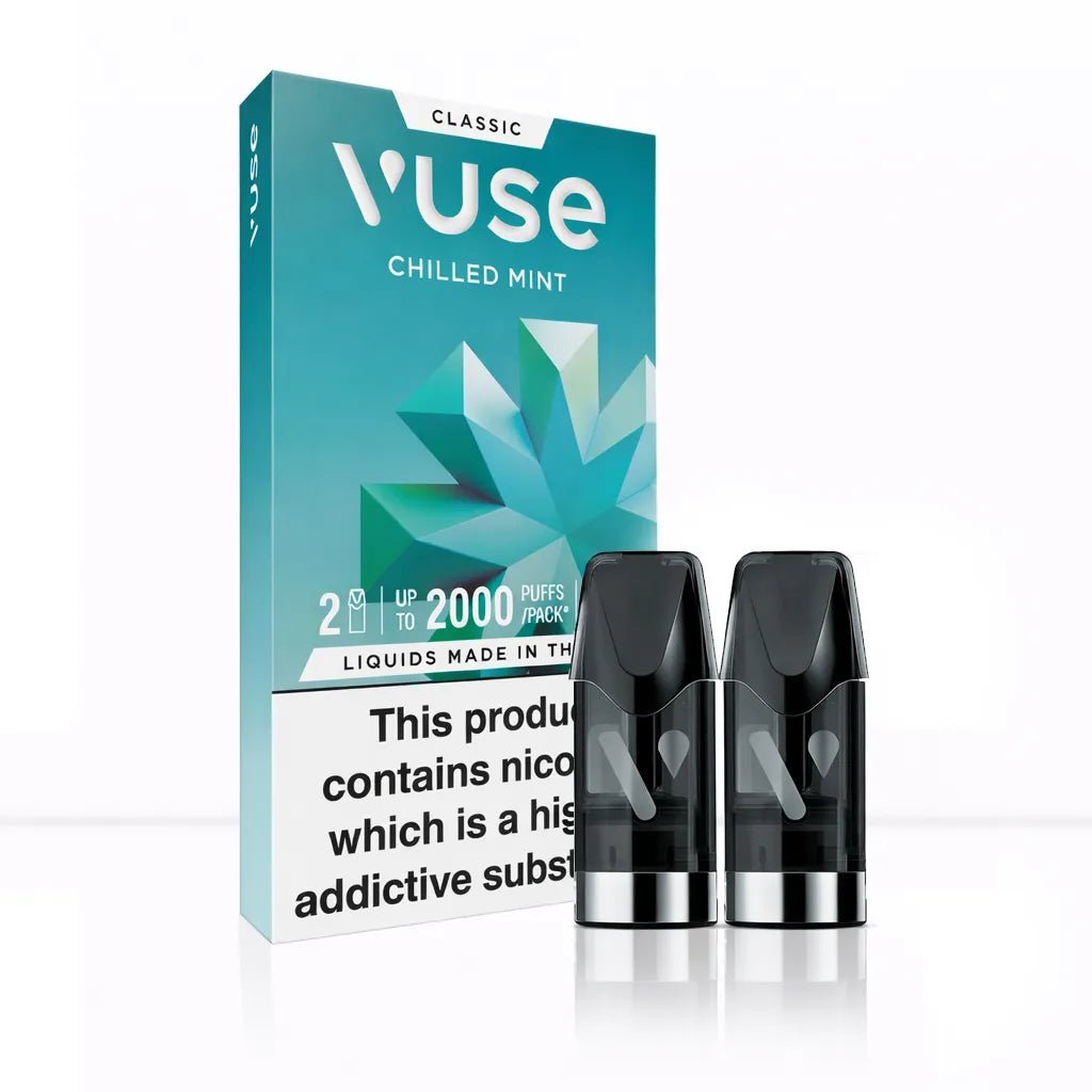 Vuse Chilled Mint Pro Classic Vape Pods - 12mg-18mg-6mg