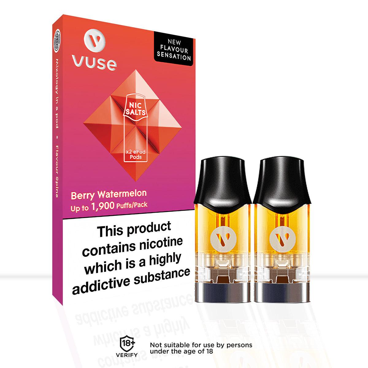 Vuse ePod Pro Berry Watermelon Vape Pod - Vuse ePod Pro Berry Watermelon Vape Pod - Pod & Refills