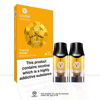 Vuse Epod Pro Tropical Mango Vape Pods - Vuse Epod Pro Tropical Mango Vape Pods - Pod & Refills