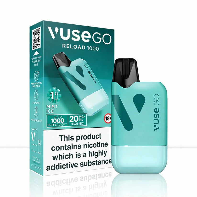 Vuse Go Reload 1000 Pod Kit | USB-C Fast Charge | Next Day UK Vuse Go Reload 1000 Pod Kit | USB-C Fast Charge | Next Day UK