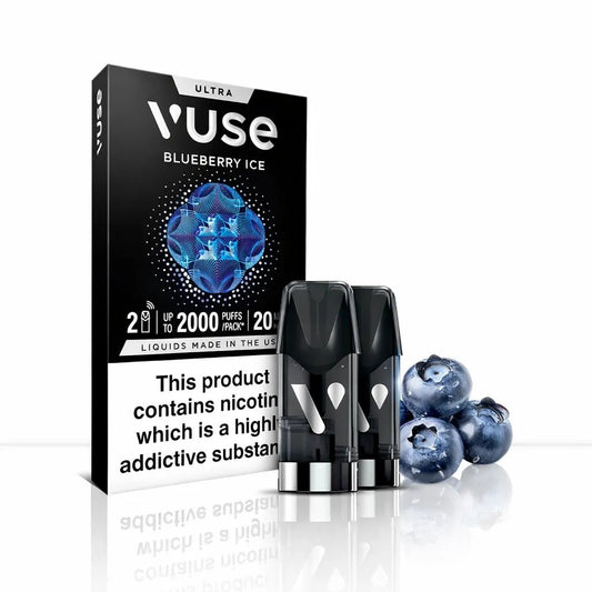 Vuse Ultra Blueberry Ice Vape Pods (2 Pack) | 20mg | Next Day UK - 20mg