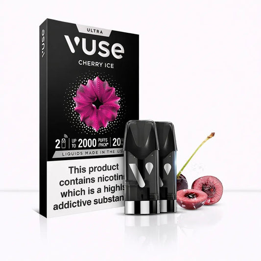 Vuse Ultra Cherry Ice Vape Pods (2 Pack) | 20mg | Next Day UK - 20mg