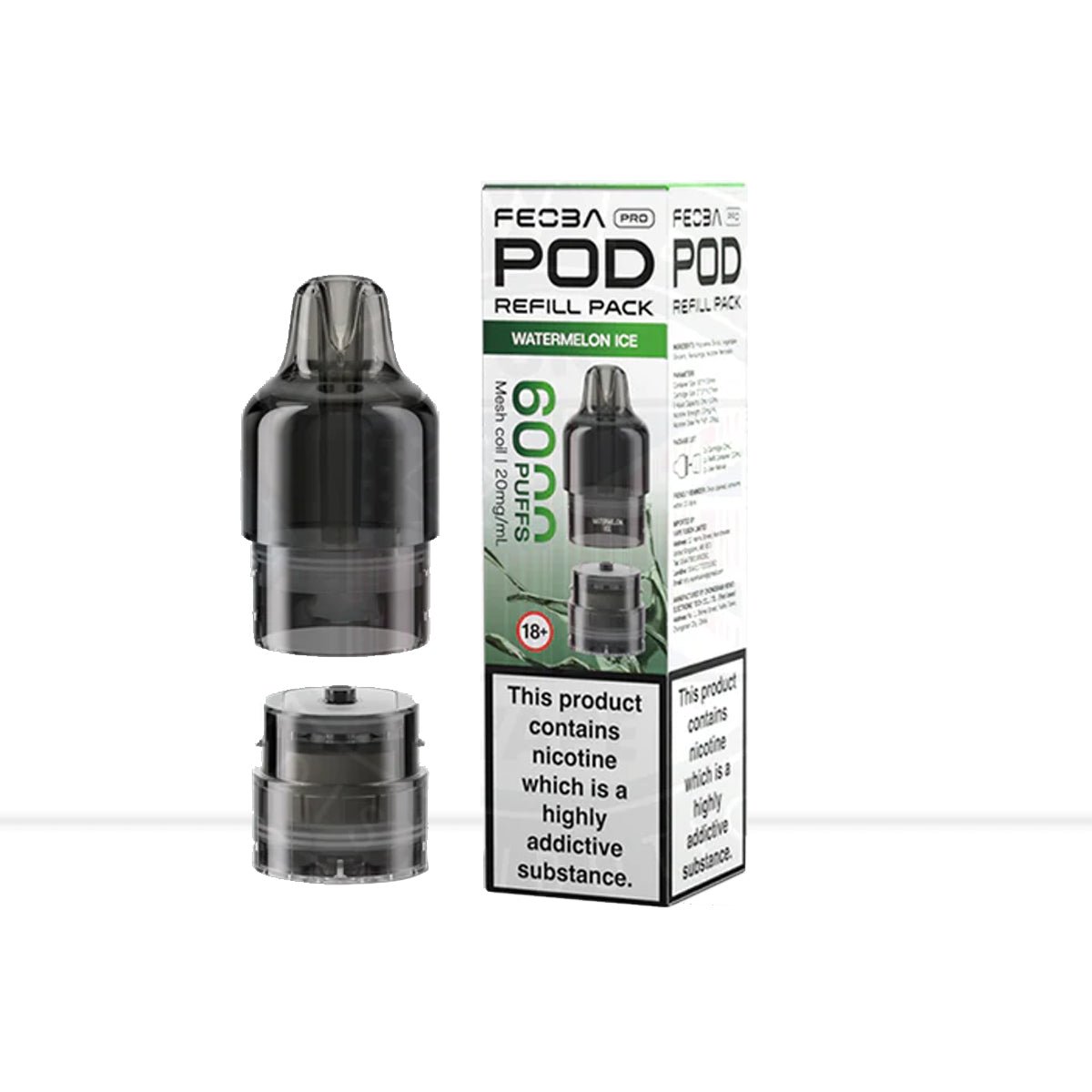 Watermelon Ice Feoba Pro Prefilled Pods - Watermelon Ice Feoba Pro Prefilled Pods