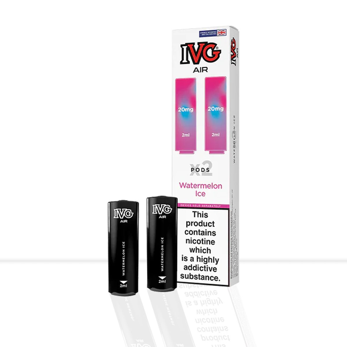 Watermelon Ice IVG Air Prefilled Vape Pods - Watermelon Ice IVG Air Prefilled Vape Pods