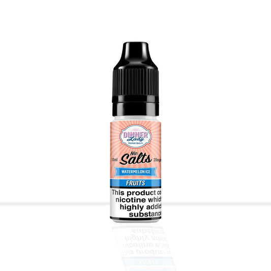 Buy Watermelon Ice Nic Salt E-Liquid Dinner Lady | Free Shipping - 10mg | 10ml