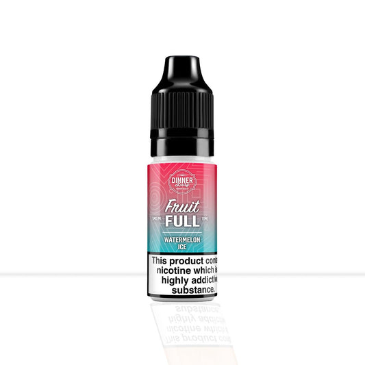 Watermelon Ice Nic Salt E-Liquid Dinner Lady Fruit Full Bar Salts | Free Shipping - 10ml | 10mg-10ml | 20mg
