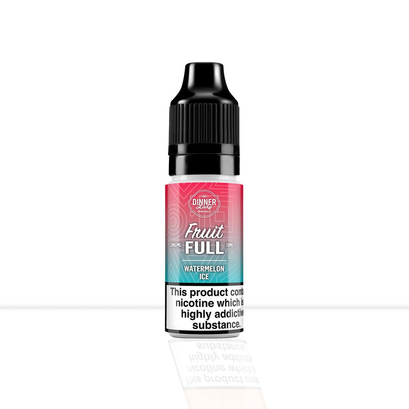 Watermelon Ice Nic Salt E-Liquid Dinner Lady Fruit Full Bar Salts | Free Shipping - 10ml | 10mg-10ml | 20mg