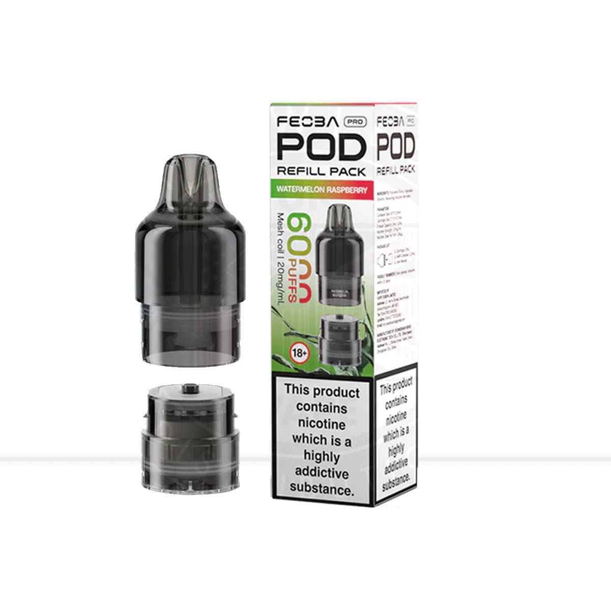 Watermelon Raspberry Feoba Pro Prefilled Pods - Watermelon Raspberry Feoba Pro Prefilled Pods