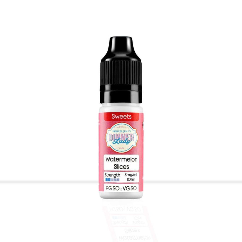 Buy Watermelon Slices 50/50 E-Liquid Dinner Lady | Free Shipping - 6mg | 10ml-12mg | 10ml