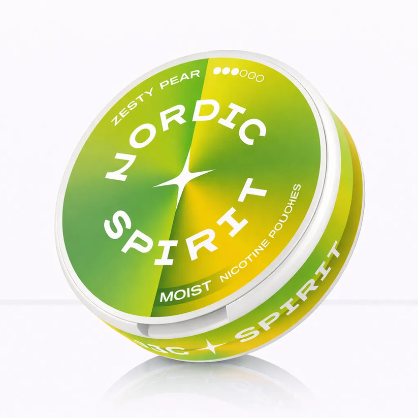 Zesty Pear Nordic Spirit Nicotine Pouches | 6-12mg | Free Shipping - Regular 6mg-Strong 9mg