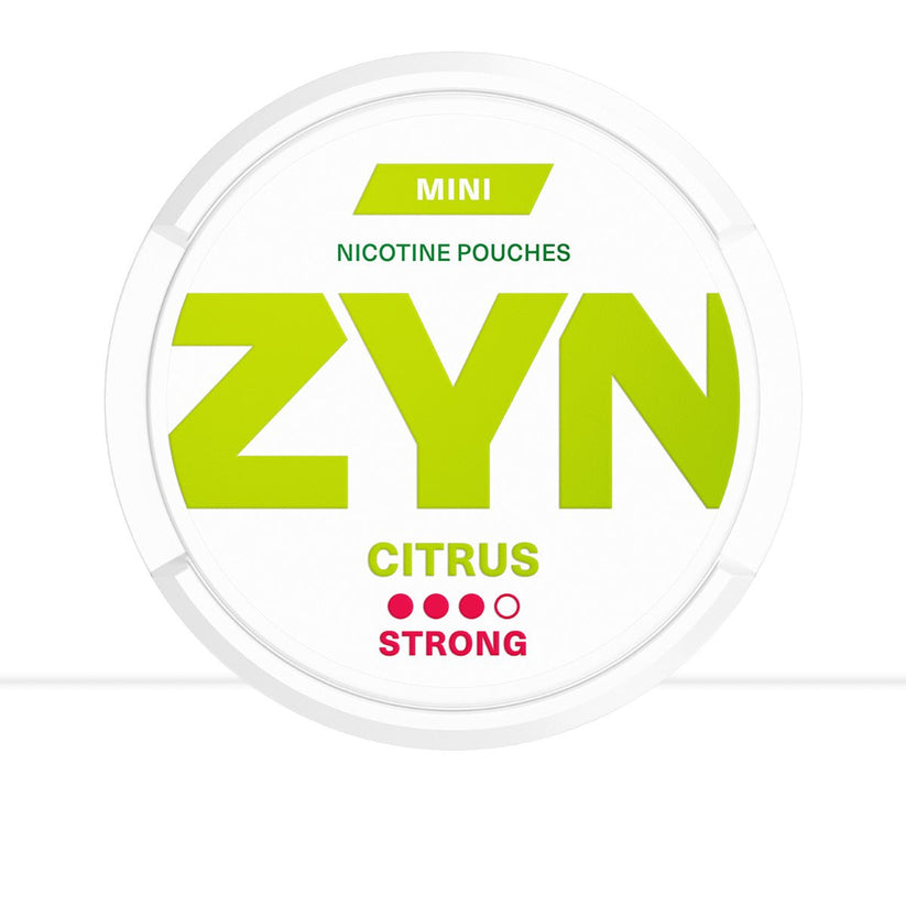Citrus Mini ZYN Nicotine Pouches (Strong) | 3 for £15 - Strong 6mg