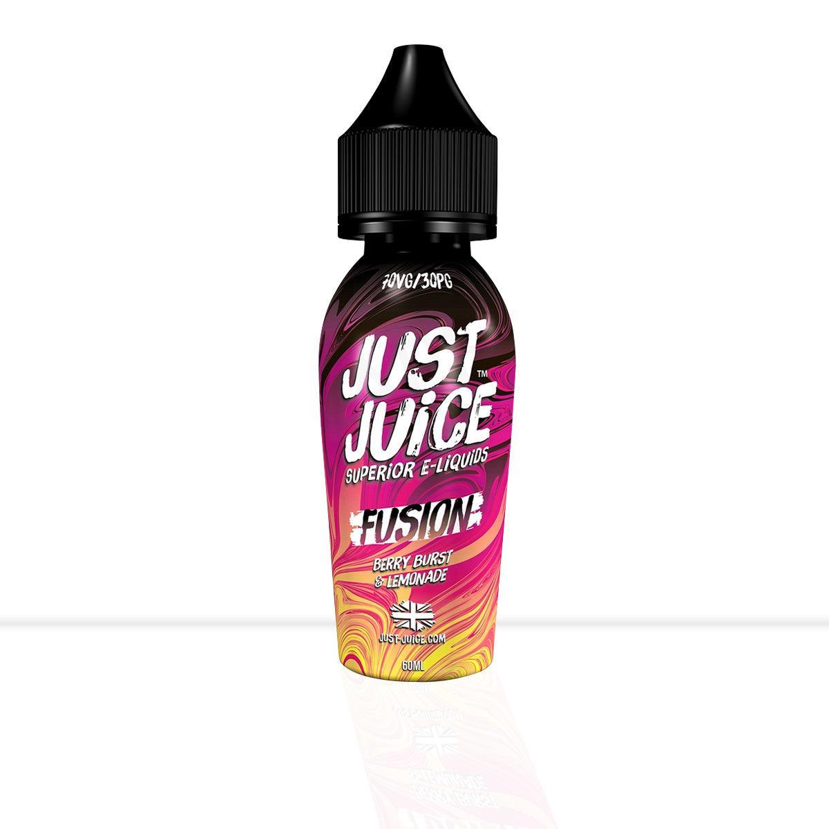 Fusion Berry Burst & Lemonade Shortfill E-Liquid Just Juice 